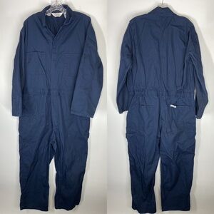 Walls Master Made Navy Blue Coveralls Large Short